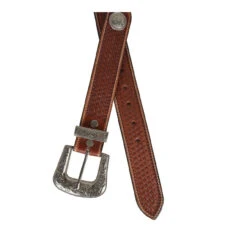 Myra Rustic Woods Hand Tooled Leather Belt -Marys Tack and Feed Store rustic woods hand tooled leather crossed 4811 myra 56034.1733190543