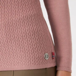B Vertigo Ruth 1/4 Zip Sweater -Marys Tack and Feed Store ruth sweater old rose pink hip 33546 ORPI b vertigo 92072.1667873051