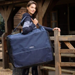 LeMieux Saddle Pad Carry Bag -Marys Tack and Feed Store saddle pad carry bag navy lifestyle IT04931 lemieux 69109.1752258315