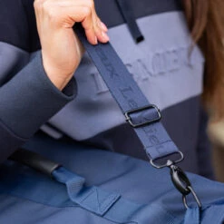 LeMieux Saddle Pad Carry Bag -Marys Tack and Feed Store saddle pad carry bag navy strap IT04931 lemieux 71404.1752258315