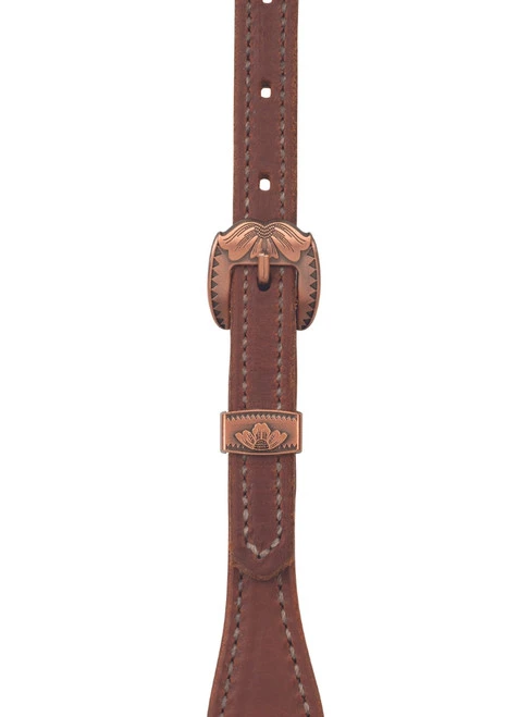 Weaver Leather Weaver Silver Flower Slim Brow Headstall 4 Weaver Leather Weaver Silver Flower Slim Brow Headstall - Image 2