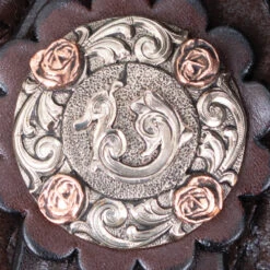 Circle Y Sarah Rose Vintage Rose Barrel Saddle -Marys Tack and Feed Store sarah rose vintage barrel saddle concho 1402 740V 05 circle y 15112.1600817290