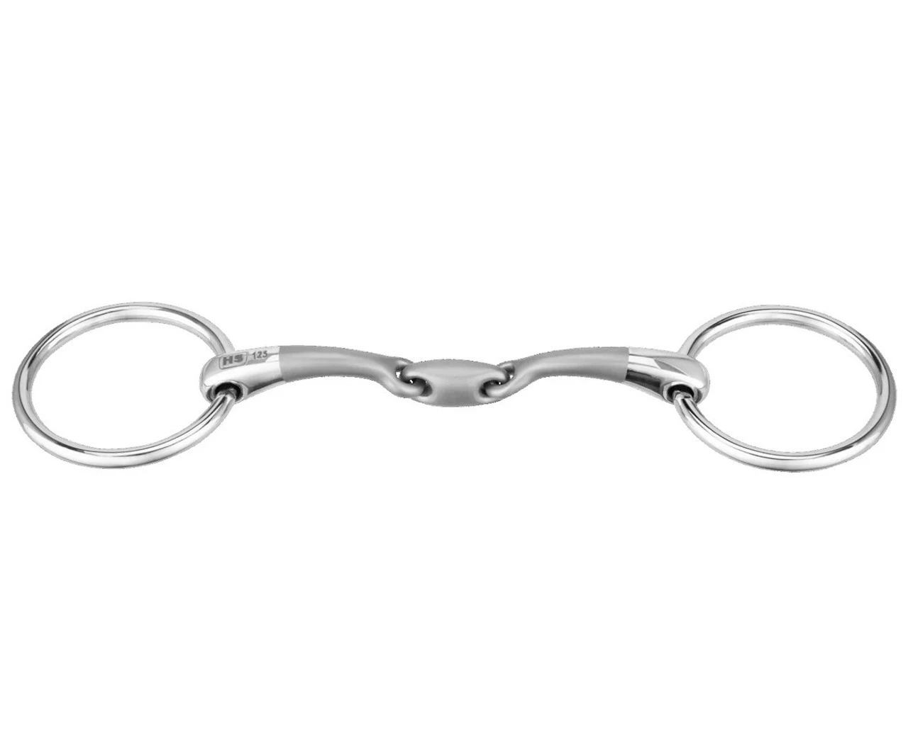 Herm Sprenger Satinox Double Jointed LR Bradoon 3 Herm Sprenger Satinox Double Jointed LR Bradoon