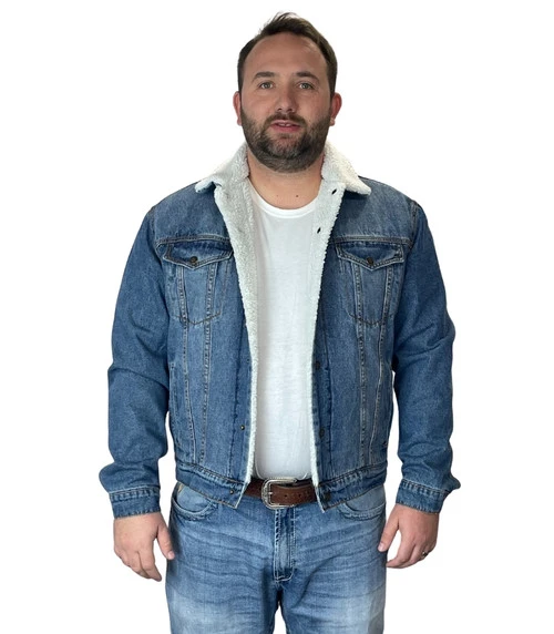 Men's Roper Sherpa Denim Jacket 6 Men's Roper Sherpa Denim Jacket - Image 4