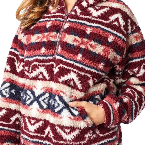 Wrangler Sherpa Print Hoodie 4 Wrangler Sherpa Print Hoodie - Image 2