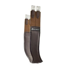 Synthetic Shoulder Relief Girth -Marys Tack and Feed Store shoulder relief girth synthetic brown side 37229.1689017506