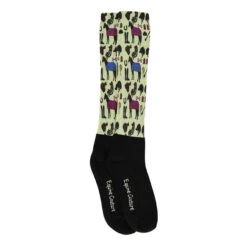 Equine Couture Horse Prints Boot Socks -Marys Tack and Feed Store show day socks pair 110921 equine couture 90278.1725039294