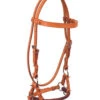 Buffalo Leather Of The Rockies Side Pull -Marys Tack and Feed Store sidepull leather weave harness 2918 HRN buffalo leather 27571.1647371784