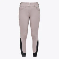 Cavalleria Toscana Silicone Logo Breeches Knee Grip -Marys Tack and Feed Store silicone print ct breeches blush front PAD175 JE010 1A00 cavalleria toscana 89699.1659819170
