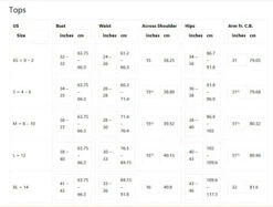 Goode Rider Cargo Jean Full Seat -Marys Tack and Feed Store size guide 26664.1665516427