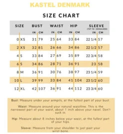 Kastel Denmark Crew Neck Shirt Long Sleeve -Marys Tack and Feed Store size measurement chart kastel 13390.1663293903