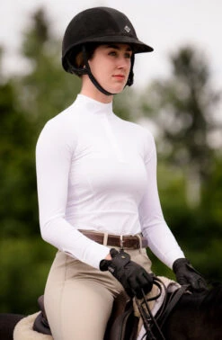 TKEQ Sloan Competition Top -Marys Tack and Feed Store sloan competition top white front TKEQ 83657.1662852101