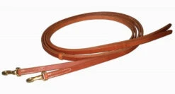 Berlin Leather Split Reins With Snaps