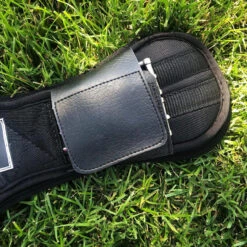 Majyk Equipe Ergonomics Spur Saver Dressage Girth -Marys Tack and Feed Store spursafe biofoam girth black buckle guard ERG030 24 majyk 59455.1743001960