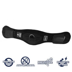 Majyk Equipe Ergonomics Spur Saver Dressage Girth -Marys Tack and Feed Store spursafe biofoam girth black detail ERG030 24 majyk 83269.1743001960