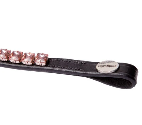 Kavalkade Square Crystal Curved Browband 3 Kavalkade Square Crystal Curved Browband