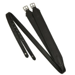 Total Saddle Fit Stability+ Stirrup Leathers -Marys Tack and Feed Store stability stirrup leather black hero STRPW PL JMP 54 BLK total saddle fit 67656.1729106237
