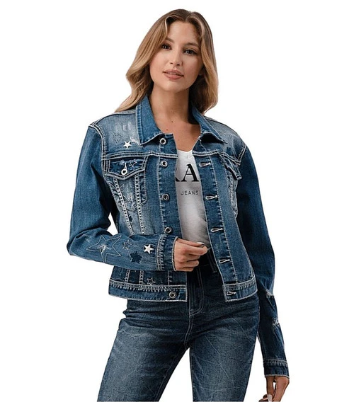 Grace In LA Star Denim Jacket 3 Grace In LA Star Denim Jacket