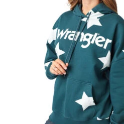Wrangler Star Hoodie 10 Wrangler Star Hoodie -Marys Tack and Feed Store star hoodie blue detail 112321239 wrangler 93892.1663721975