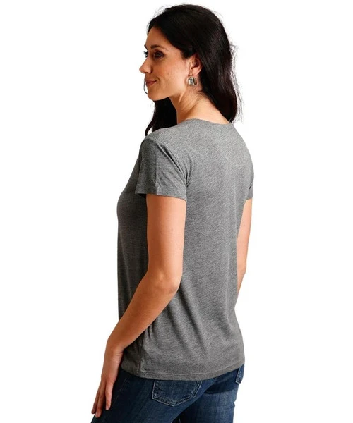 Stetson Ladies Bronc Tee Short Sleeve 4 Stetson Ladies Bronc Tee Short Sleeve - Image 2