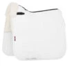 LeMieux Merino+ Half Lined Suede Dressage Pad 1 LeMieux Merino+ Half Lined Suede Dressage Pad -Marys Tack and Feed Store suede merino drsg white IT04877 lemieux 04211.1720911266