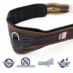 Majyk Equipe SuperHorse EZ BioFoam Girth -Marys Tack and Feed Store superhorse ez biofoam girth brown detail1 ERG015 44 majyk 54701.1742942736