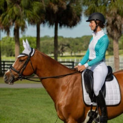 Equinavia Svalbard NordicAir Dressage Pad -Marys Tack and Feed Store svalbard nordicair drsg pad white lifestyle E17022 WH equinavia 11675.1745978635