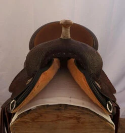Circle Y KK Swift Barrel Saddle 1522 -Marys Tack and Feed Store swift barrel saddle front 1522 circle y 84110.1572395842