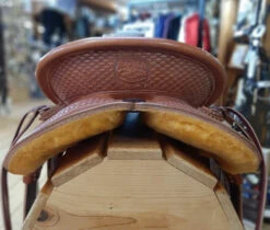 McCall McLite Wade Saddle -Marys Tack and Feed Store tag mclite wade natural round basket back mccall 57847.1580334929