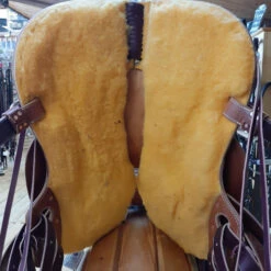 McCall McLite Wade Saddle -Marys Tack and Feed Store tag mclite wade natural round basket underside mccall 23537.1605908303