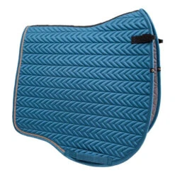 Toklat Tango Chevron Dressage Pad -Marys Tack and Feed Store tango chevron drsg dark.teal 25 0933 DT toklat 00939.1677368784