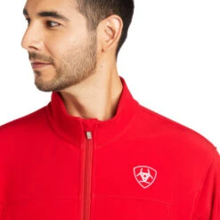 Men's Ariat Team Softshell Mexico Jacket -Marys Tack and Feed Store team mexico softshell red logo 10033525 ariat men 63807.1670379257