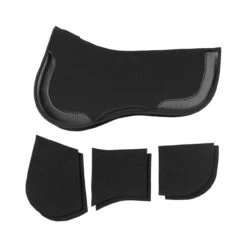 EquiFit Thin ImpacTeq Shim Half Pad 9 EquiFit Thin ImpacTeq Shim Half Pad -Marys Tack and Feed Store thin impac teq half pad shim black ostrich 41264 equifit 73351.1714437223