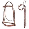 ADT Tribute Hunter Bridle -Marys Tack and Feed Store tribute hunter bridle brown plus reins BR720BR ADT 27069.1743881107