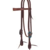 Weaver Leather Weaver Turquoise Flower Slim Brow Headstall 2 Weaver Leather Weaver Turquoise Flower Slim Brow Headstall -Marys Tack and Feed Store turquoise flower slim brow hs brown turquoise 10036 03 06 weaver 74935.1668883501