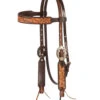 Cashel Two-Tone Floral Brow Headstall 2 Cashel Two-Tone Floral Brow Headstall -Marys Tack and Feed Store two tone floral brow hs brown SA HB22TT cashel 07501.1678409964