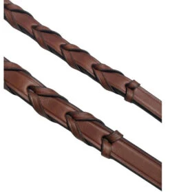 PÉNÉLOPE Pénélope US Laced Reins 13 PÉNÉLOPE Pénélope US Laced Reins -Marys Tack and Feed Store us laced reins hazelnut closeup 301 636 317 penelope 28892.1688773926