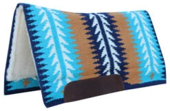 Professional's Choice Ventana Wool Top Pad -Marys Tack and Feed Store ventana wool top pad pacific blue side WSPCV prof choice 73923.1616632192