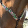 Circle Y Vibrant Garden Breast Collar 2 Circle Y Vibrant Garden Breast Collar -Marys Tack and Feed Store vibrant flower breast collar brown multicolor lifestyle 1001 23 SC circle y 86018.1613176200