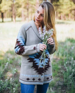 Outback Trading Willa Cardigan -Marys Tack and Feed Store willa cardigan gray rider 40219 outback 48287.1675967685