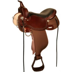 High Horse Willow Springs Cordura Trail Saddle By Circle Y -Marys Tack and Feed Store willow springs trail brown 6913 high horse 10074.1579141061
