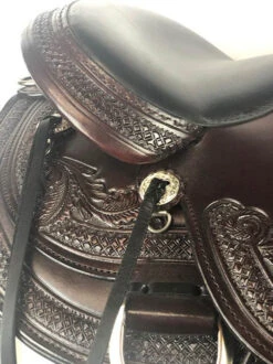 Circle Y Julie Goodnight Wind River Trail Saddle 1750 16 Circle Y Julie Goodnight Wind River Trail Saddle 1750 -Marys Tack and Feed Store wind river saddle skirt cantle circle y 84972.1686084979