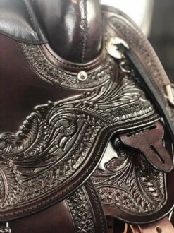 Circle Y Julie Goodnight Wind River Trail Saddle 1750 13 Circle Y Julie Goodnight Wind River Trail Saddle 1750 -Marys Tack and Feed Store wind river saddle tooling circle y 31195.1686084985